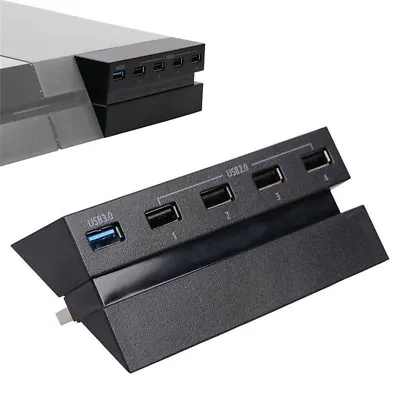 5-Port USB Hub For PS4 High Speed Charger Controller Splitter Expansion M C_>' • $9.03
